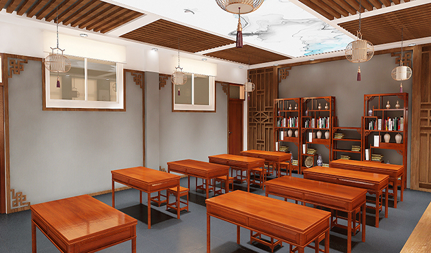 金科路小学-国画教室文化建设