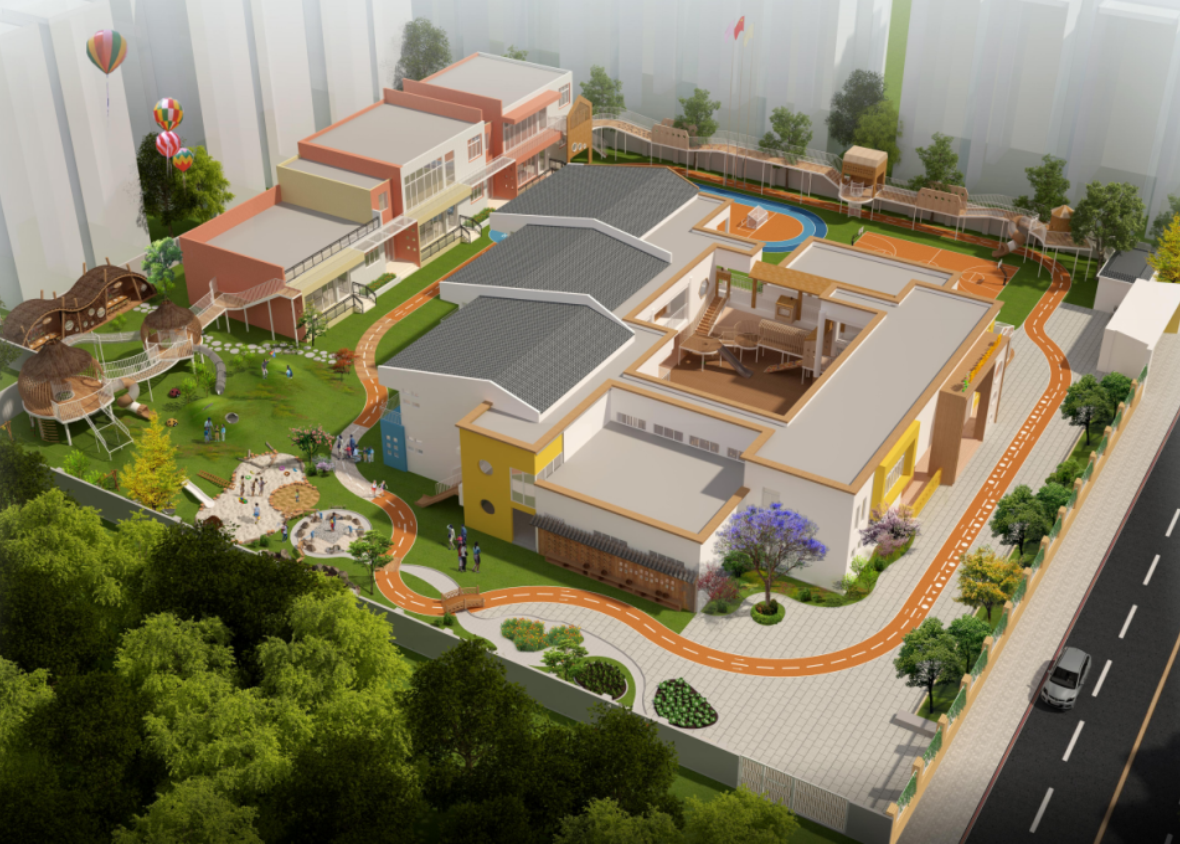 彭州市机关幼儿园北城园区生态游戏区